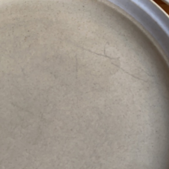 2 large Platters by Mikasa Stoneware Japan Homespun Sea Sand J7802 - Picture 6 of 9